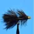 Tungsten Bead Head Woolly Bugger  Black
