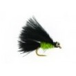 Mini Black & Green Cats Whisker (bead ConeHeadain eyes)
