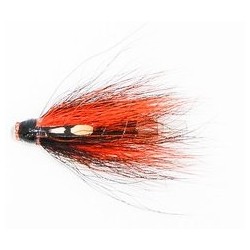Black and Orange Ghost  Copper Tube Fly