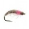 Beaded Nymphs Copper John Wired BH Silver Pink $2.42