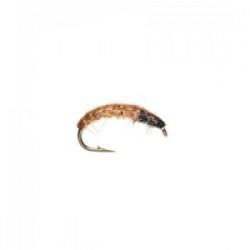 Slim Czech Nymph Tan and Brown orange Stripe