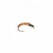 Slim Czech Nymph Tan and Brown orange Stripe